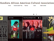 Tablet Screenshot of festivalsundiata.org